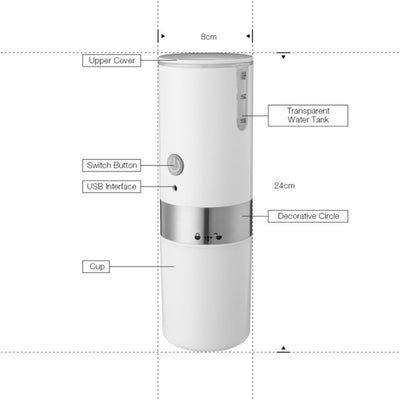 200ml Mini Coffee Machine - BeChef