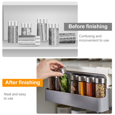 Kitchen Spice Rack Self-adhesive = - BeChef