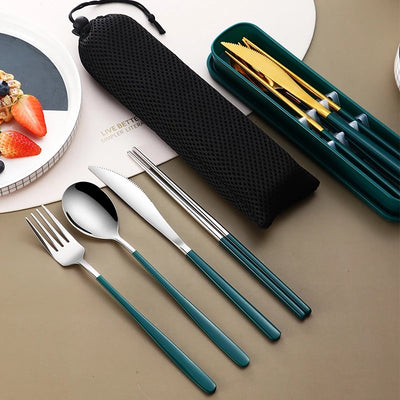 Portable Cutlery Set Dinnerware Set - BeChef