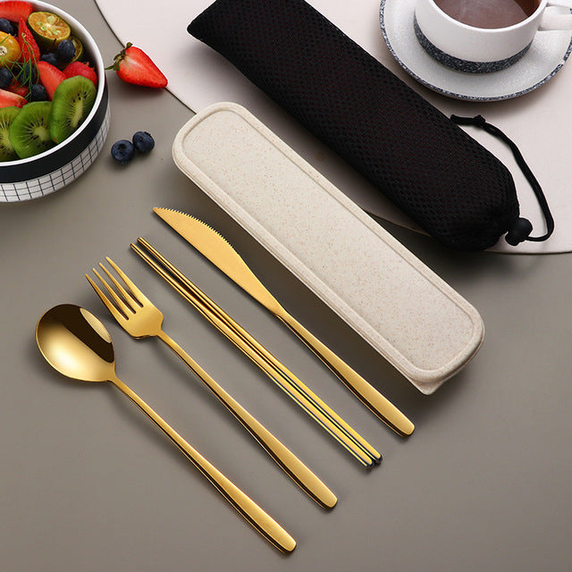 Portable Cutlery Set Dinnerware Set - BeChef