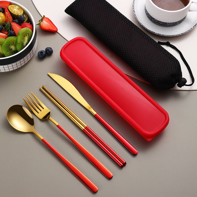 Portable Cutlery Set Dinnerware Set - BeChef