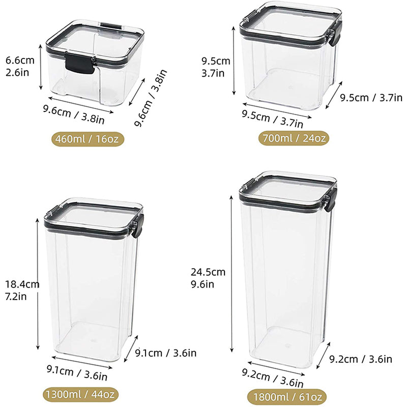 Different Capacity Food Storage Container - BeChef