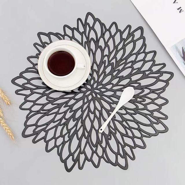 Flower Bronzing PVC Placemat - BeChef