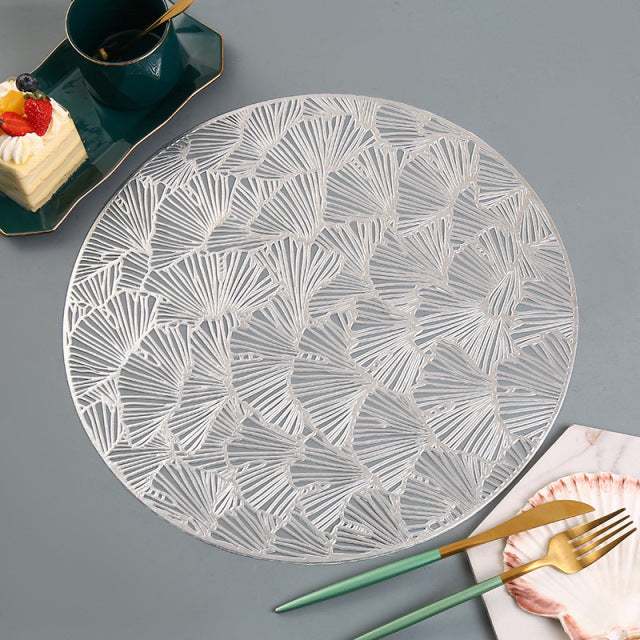 Flower Bronzing PVC Placemat - BeChef