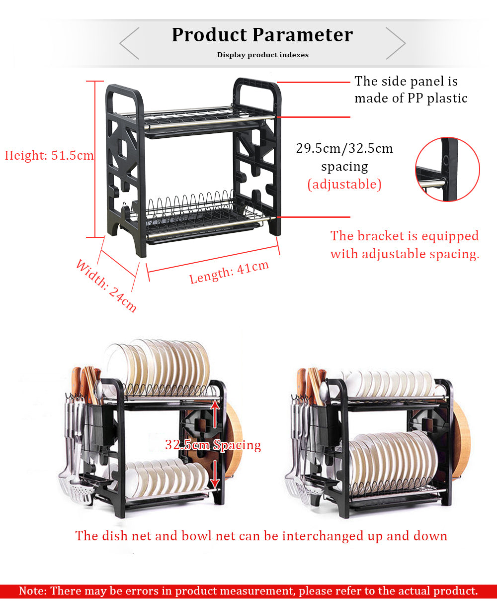 Dish Rack Kitchen Storage Holder - BeChef