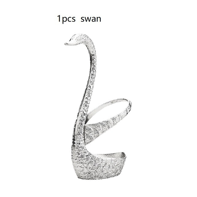 7 Pcs Swan Base Holder Dinnerware Set - BeChef