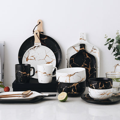 Best Gold Marble Tableware Set - BeChef