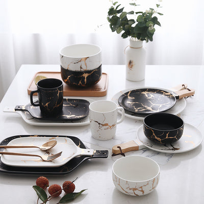 Best Gold Marble Tableware Set - BeChef