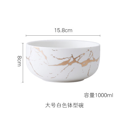 Best Gold Marble Tableware Set - BeChef