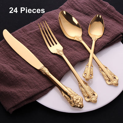 Luxury 24Pcs Cutlery Set - BeChef