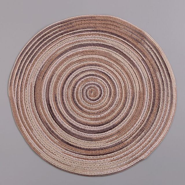 Round Woven Nordic Style Non-slip Placemat - BeChef