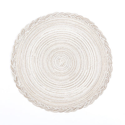 Round Woven Nordic Style Non-slip Placemat - BeChef