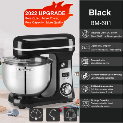 6-speed Kitchen Food Stand Mixer - BeChef